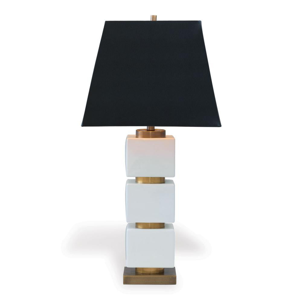 Port 68 Manhattan Table Lamp Cream, Brass