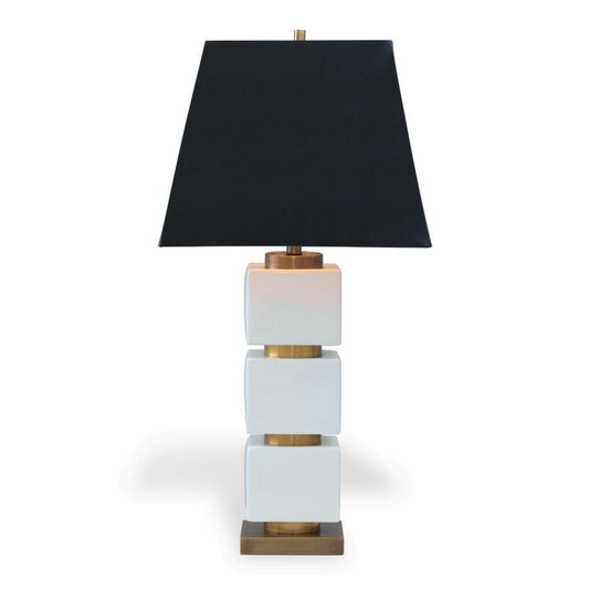 Port 68 Manhattan Table Lamp Cream, Brass