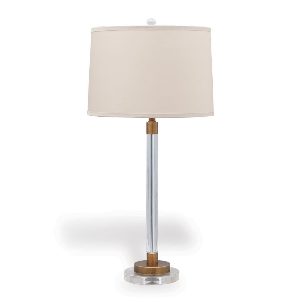 Port 68 Maxwell Table Lamp Clear, Aged Brass