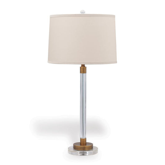 Port 68 Maxwell Table Lamp Clear, Aged Brass