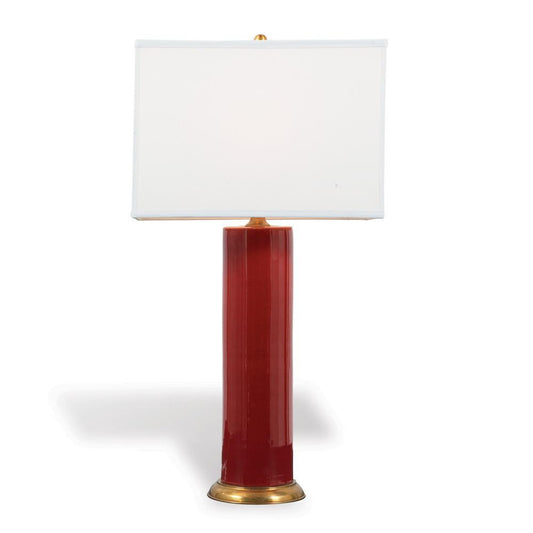 Port 68 Melrose Table Lamp Ruby, Brass