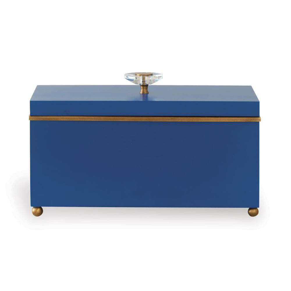 Port 68 Naples Box Blue, Aged Brass