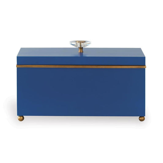 Port 68 Naples Box Blue, Aged Brass