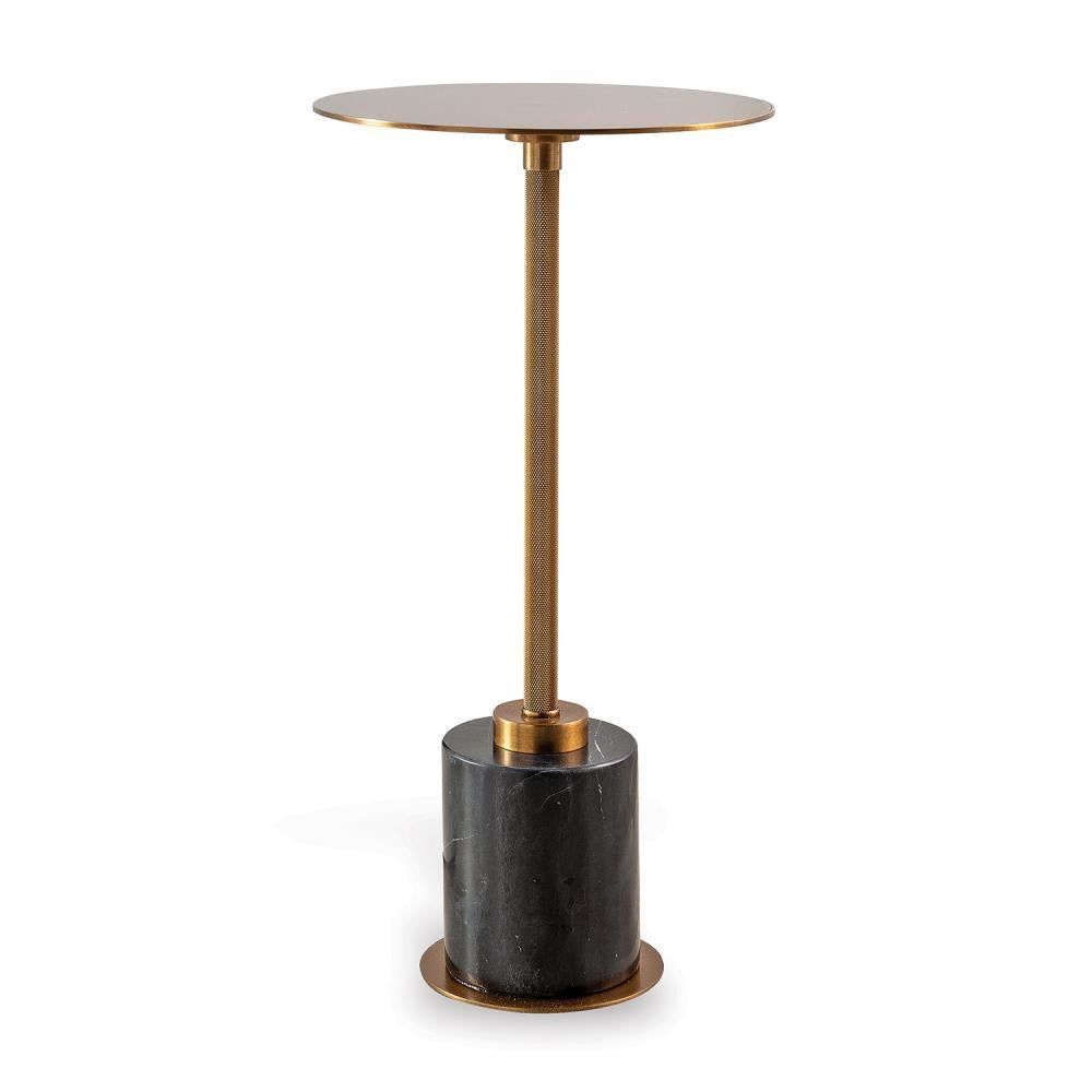 Port 68 Parliament Accent Table Antique Brass