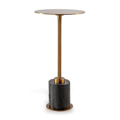 Port 68 Parliament Accent Table Antique Brass