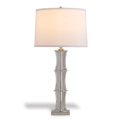 Port 68 Rivoli Table Lamp Clear, Polished Nickel