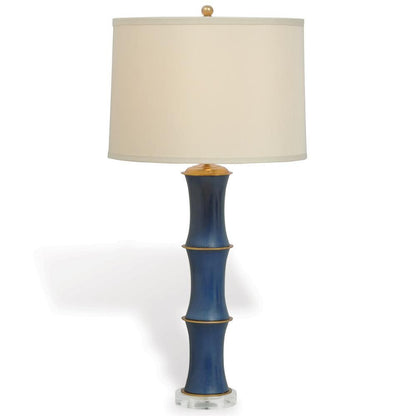 Port 68 Rivoli Table Lamp Navy Blue, Brass