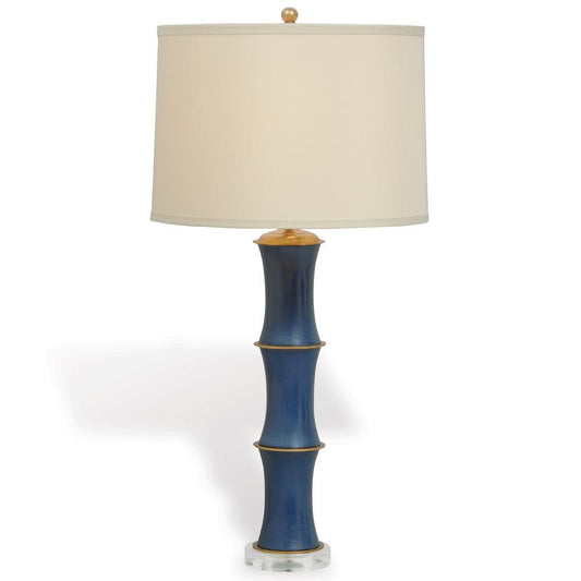 Port 68 Rivoli Table Lamp Navy Blue, Brass