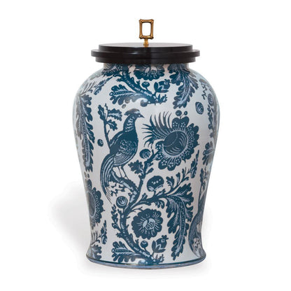 Port 68 Scalamandre Arcadia Jar Blue, White