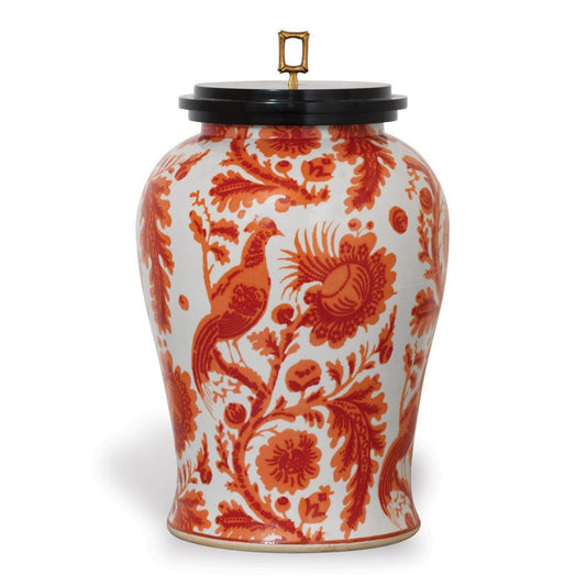 Port 68 Scalamandre Arcadia Jar Red, White