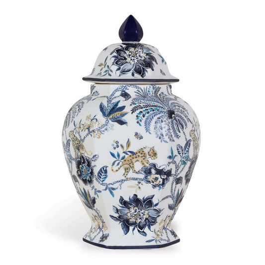 Port 68 Williamsburg Braganza Jar Blue, White