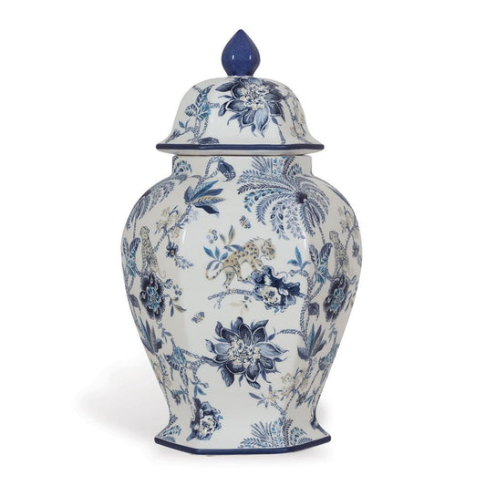 Port 68 Williamsburg Braganza Jar Blue, White