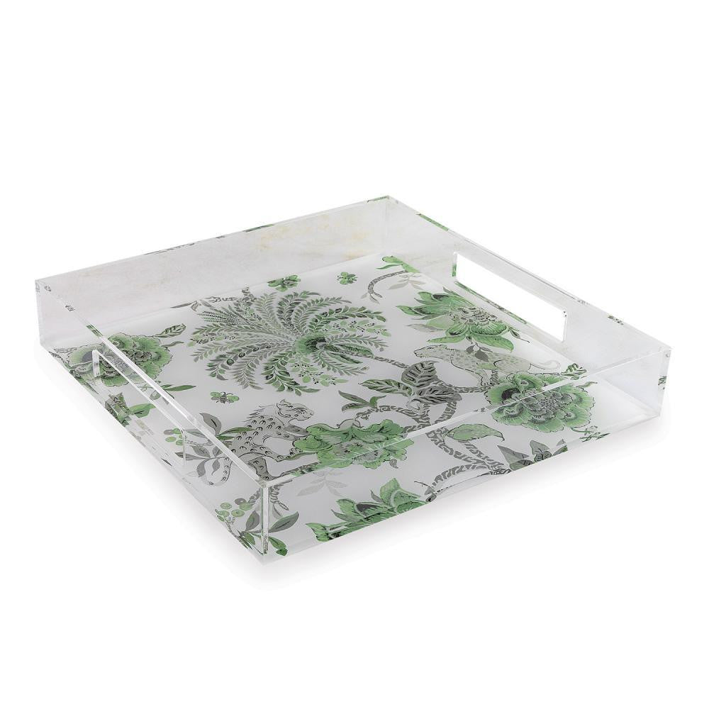 Port 68 Williamsburg Braganza Tray Green, Clear