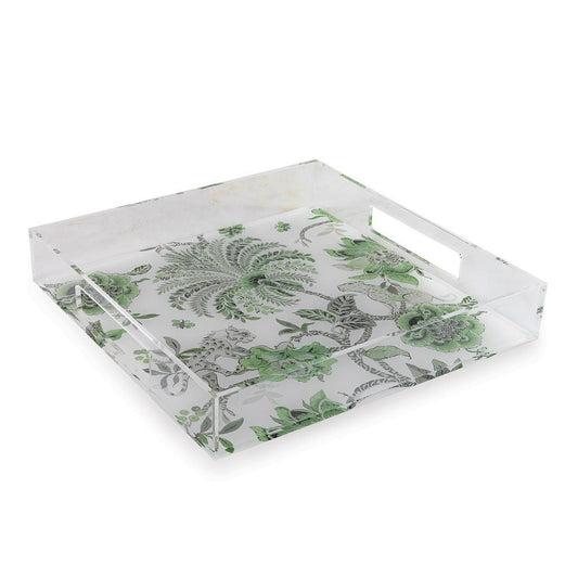 Port 68 Williamsburg Braganza Tray Green, Clear