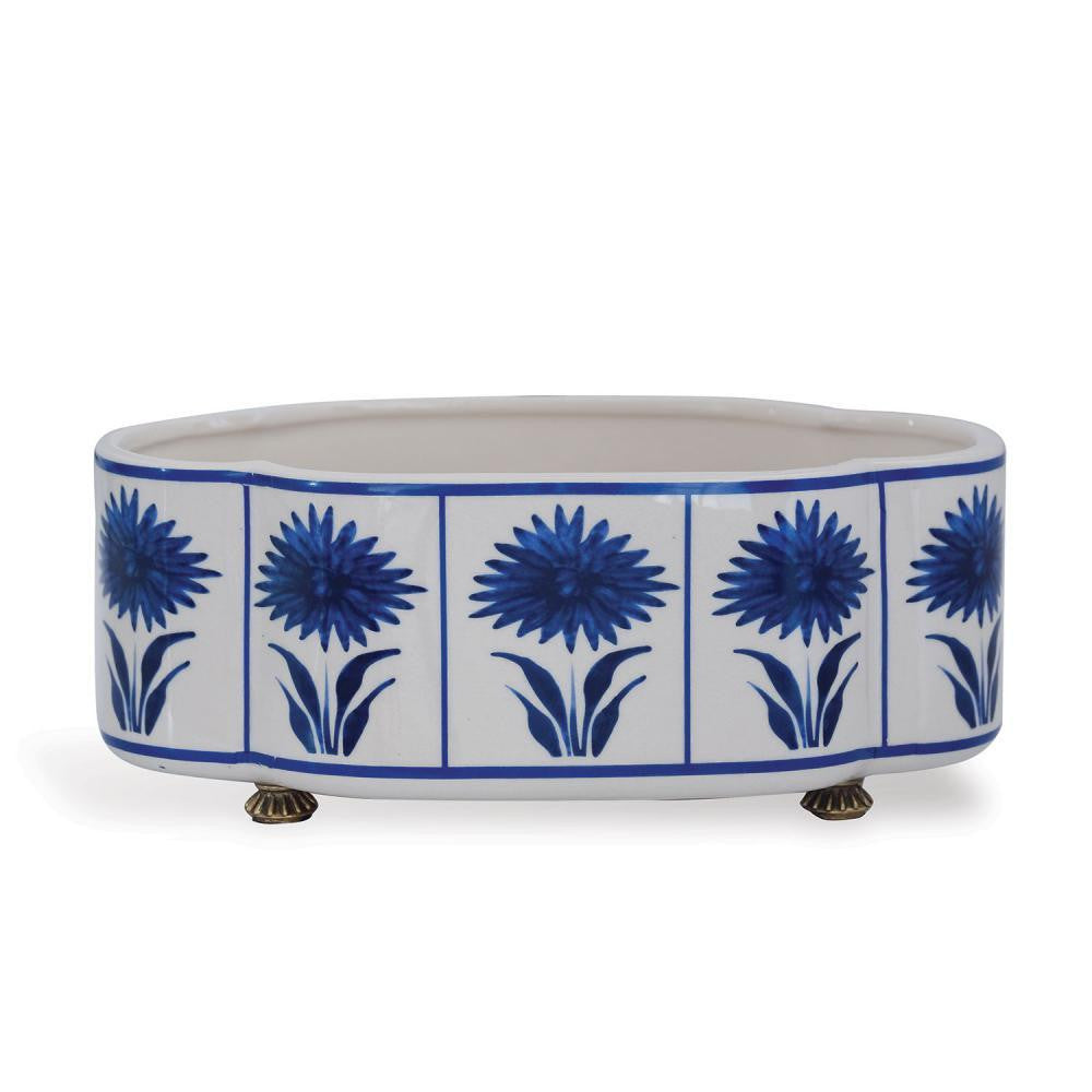 Port 68 Williamsburg Hannah Planter Blue, White