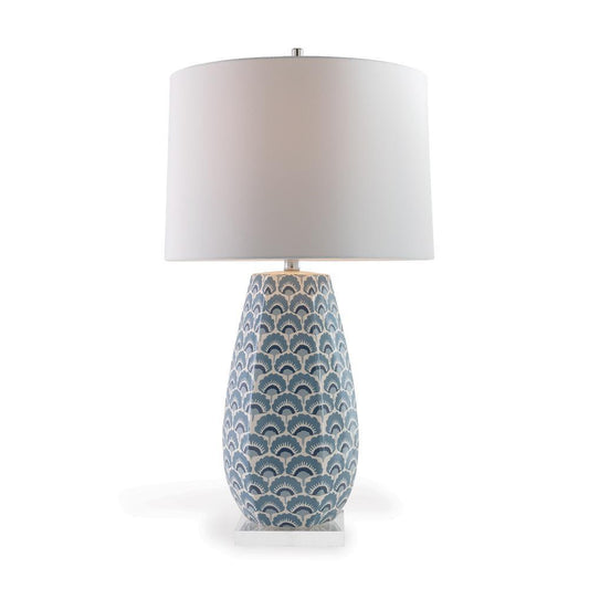 Port 68 Williamsburg Isobel Table Lamp Blue, White
