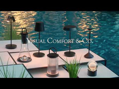 Visual Comfort & Co. Modern Collection Tepa Short Accent Rechargeable Table Lamp