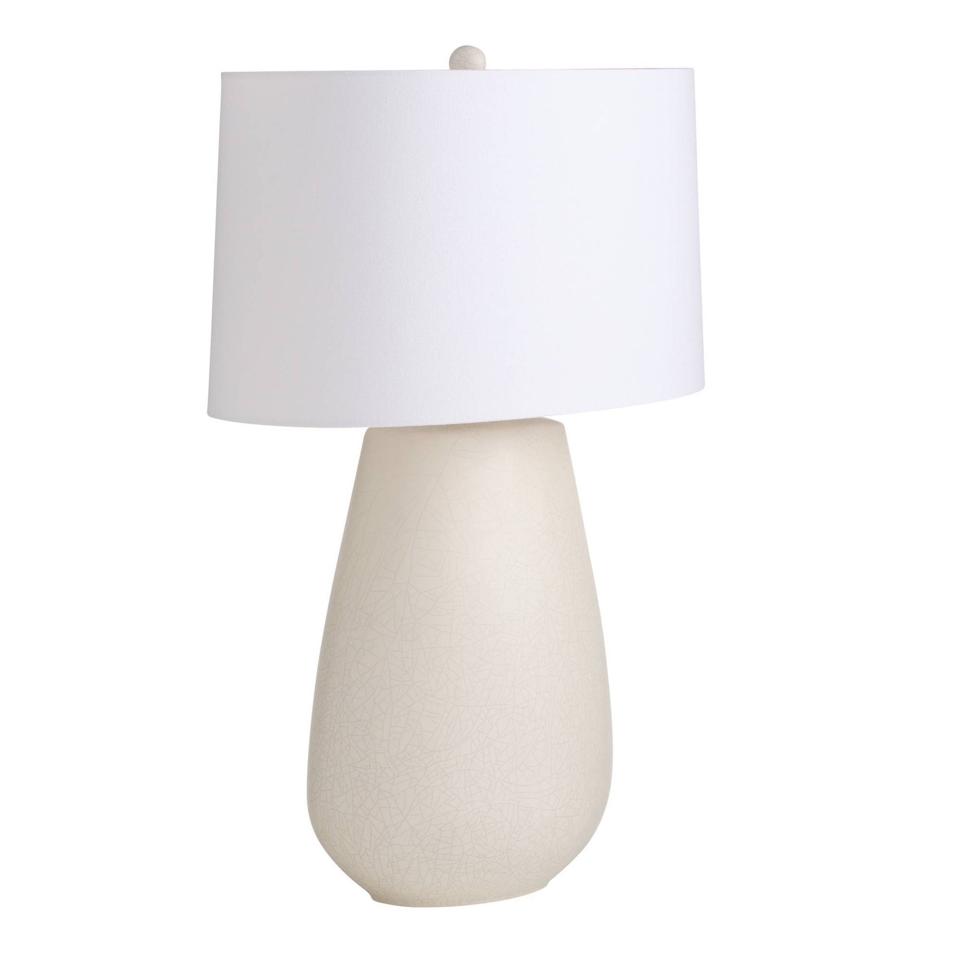Arteriors Home Deagan Lamp Matte Stained Ivory Crackle