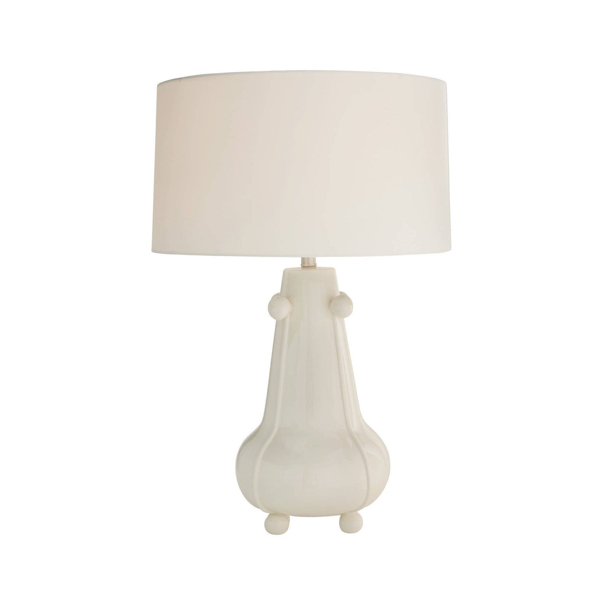 Arteriors Home Miriam Lamp Ivory Crackle