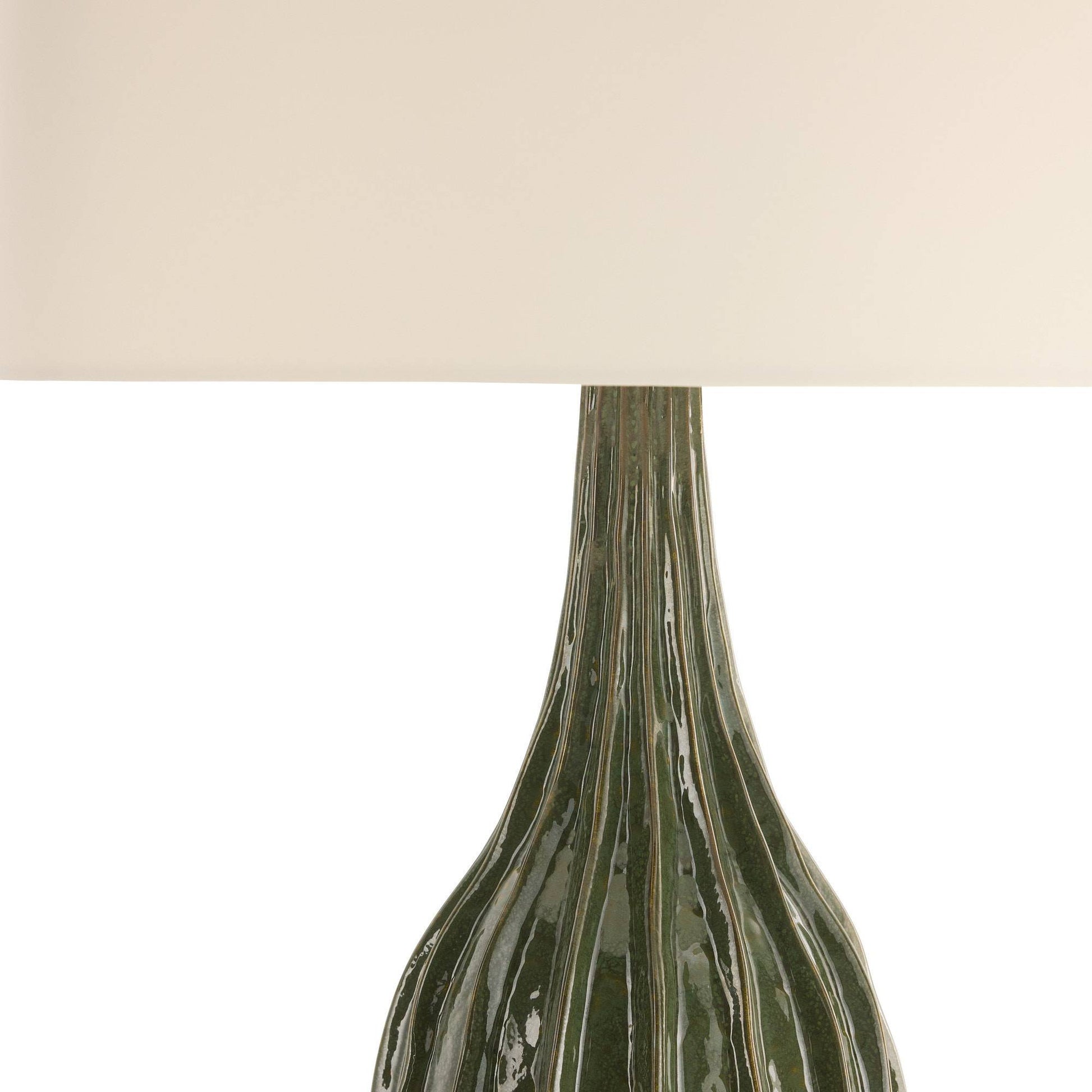 Arteriors Home Nyla Lamp Dark Green Reactive