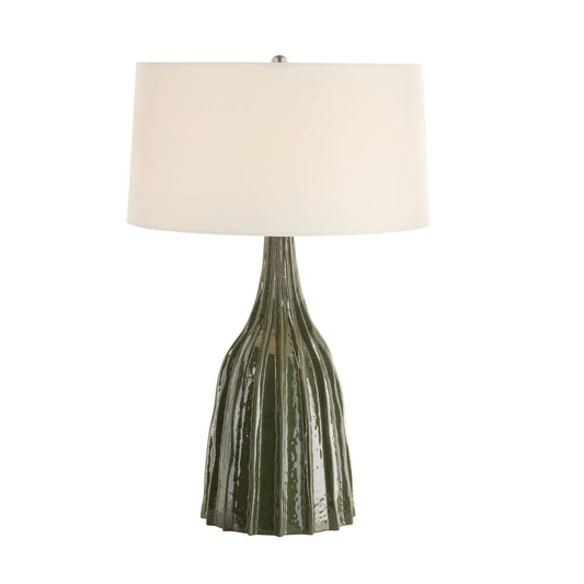 Arteriors Home Nyla Lamp Dark Green Reactive
