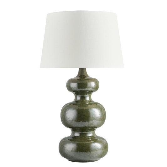 Arteriors Home Noma Table Lamp Dark Green Reactive