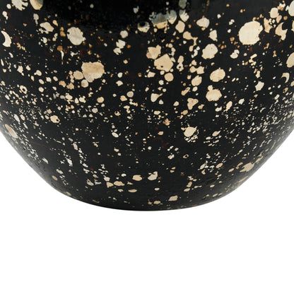 Arteriors Home Flynn Table Lamp Black/Silver Marbled Reactive