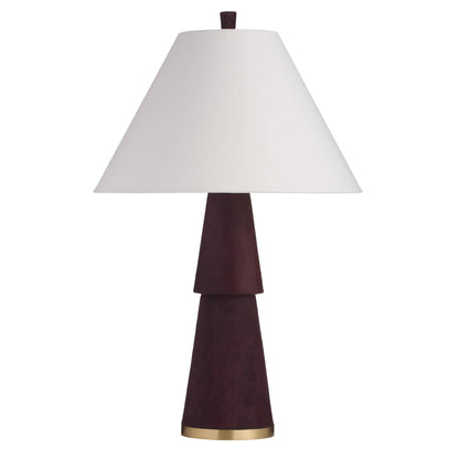 Arteriors Home Duoro Table Lamp Burgundy