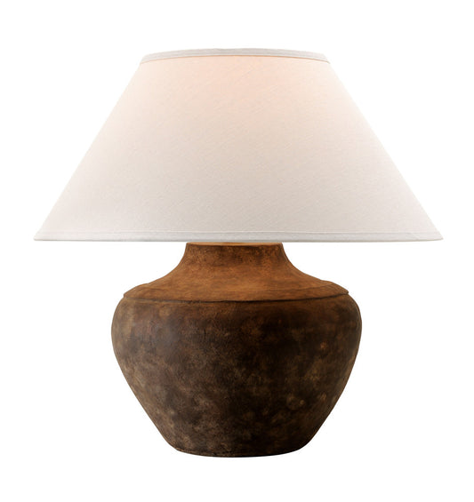 Troy Calabria Table Lamp Rust, Rustico