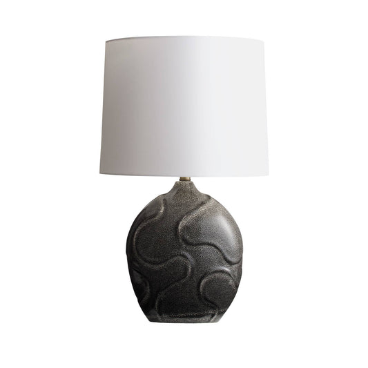Arteriors Home Ismay Lamp Obsidian Reactive