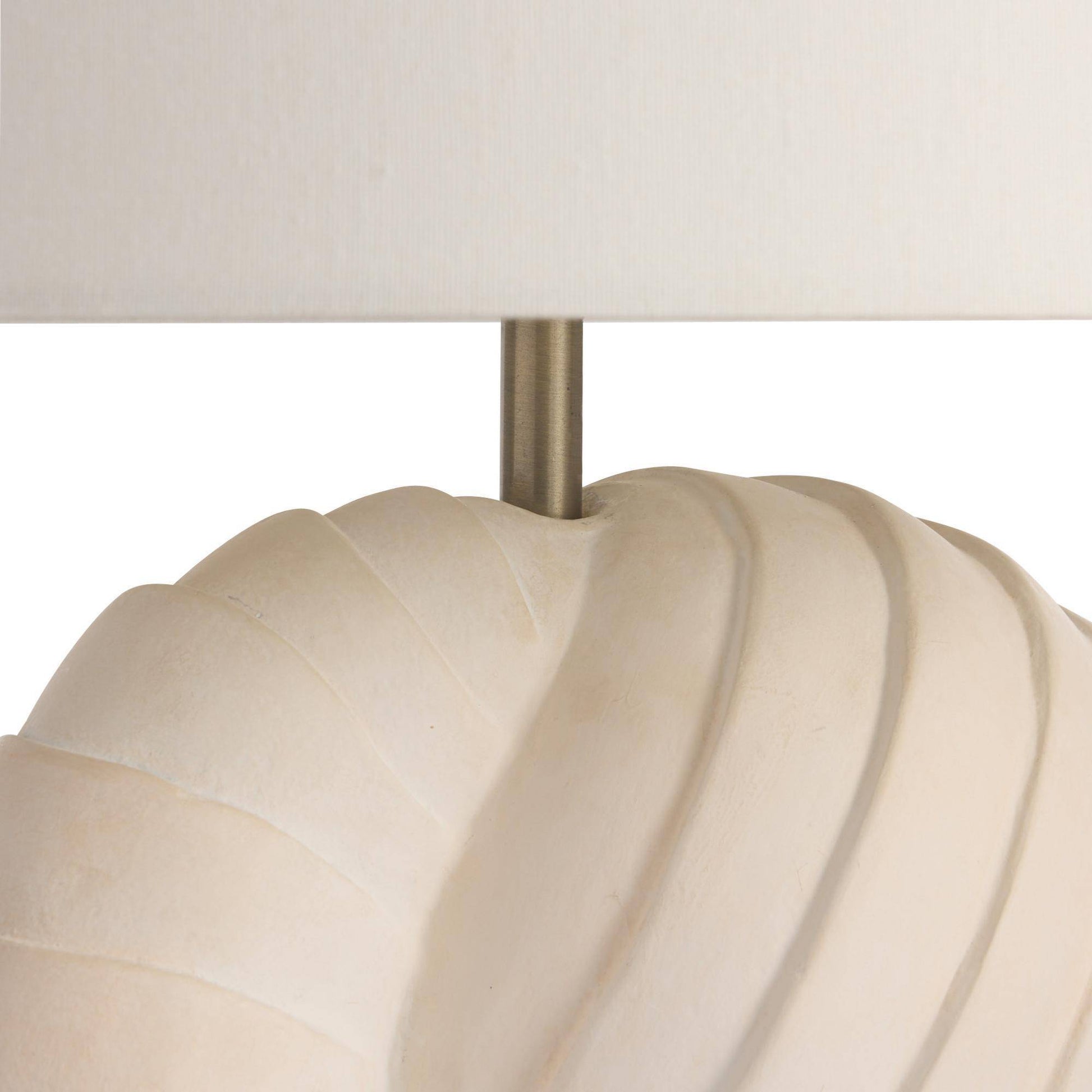 Arteriors Home Spira Table Lamp Natural Eggshell