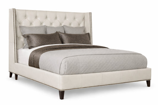 Maitland-Smith Stella King Bed-Cove Gray Mist in Gray
