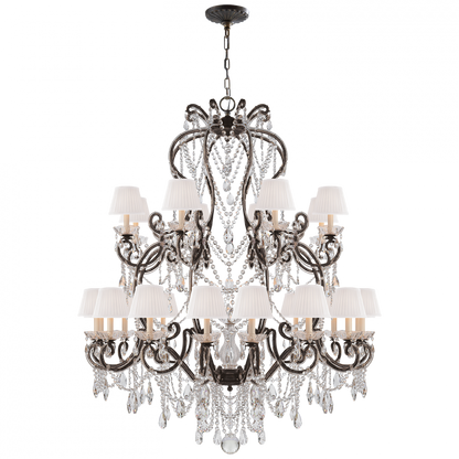 Ralph Lauren Adrianna Large Chandelier Antiqued Gild