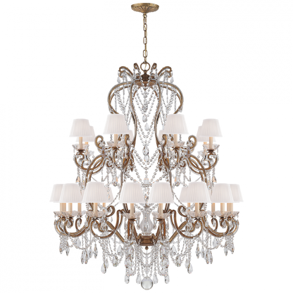 Ralph Lauren Adrianna Large Chandelier Gilded Iron
