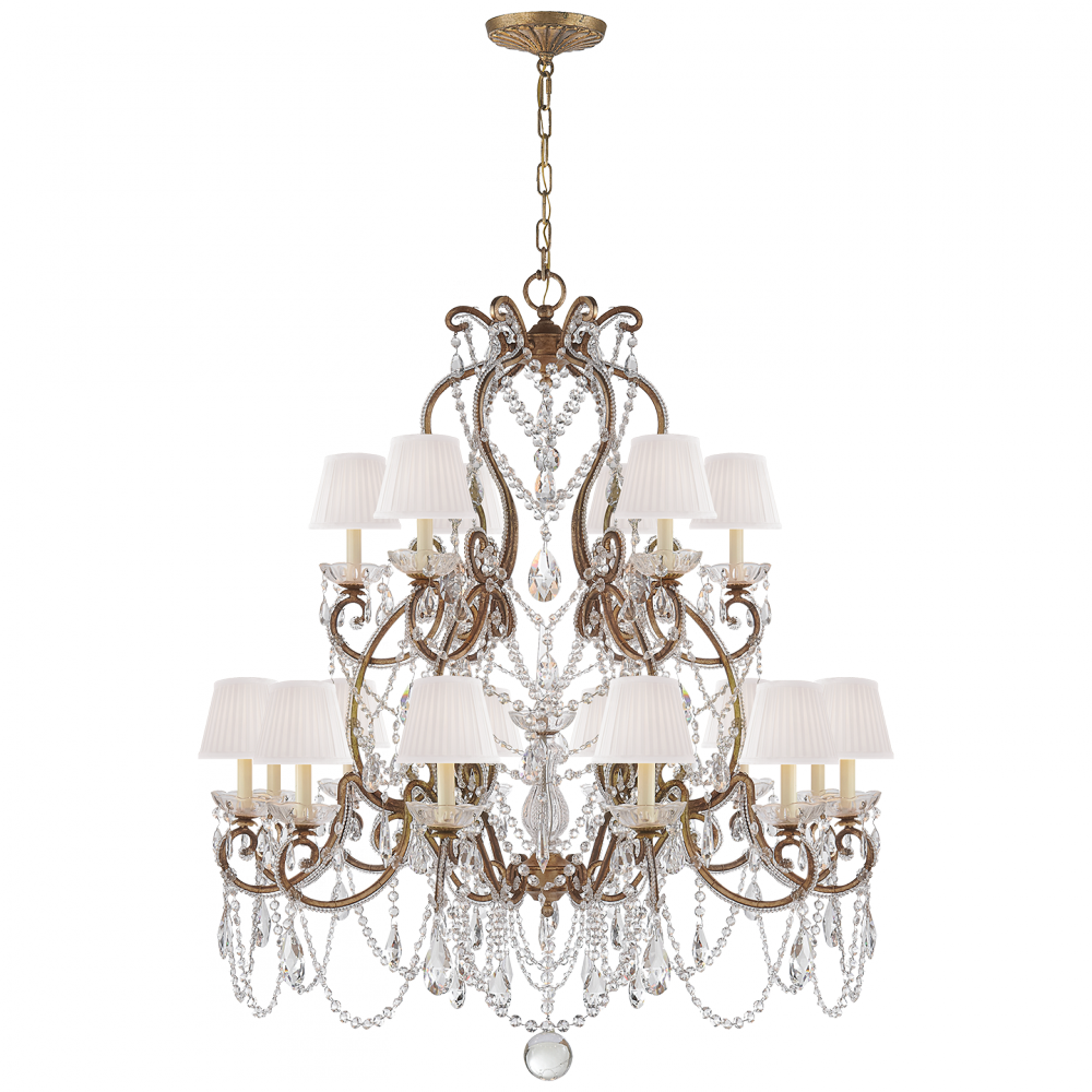 Ralph Lauren Adrianna Medium Chandelier Gilded Iron