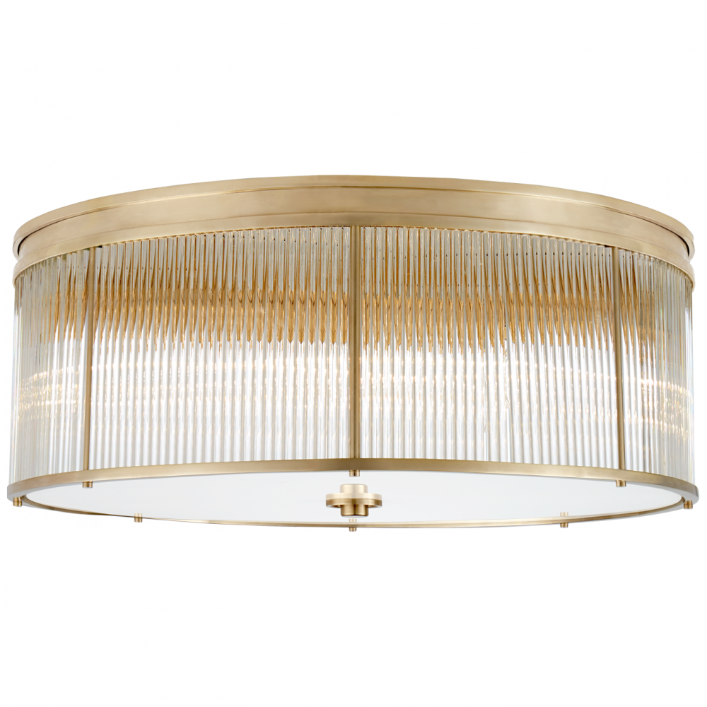 Ralph Lauren Allen Grande Flush Mount Natural Brass