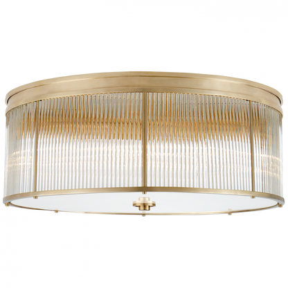 Ralph Lauren Allen Grande Flush Mount Natural Brass