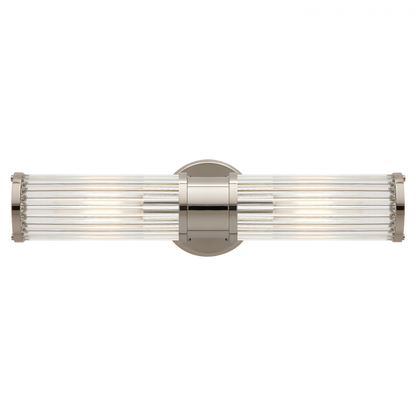 Ralph Lauren Allen Double Light Sconce Polished Nickel