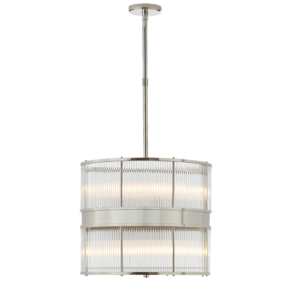 Ralph Lauren Allen Large Chandelier Polished Nickel