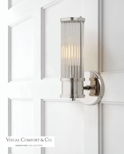 Ralph Lauren Allen Single Sconce - Polished Nickel