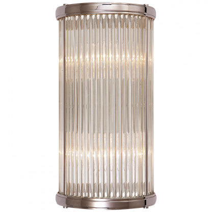 Ralph Lauren Allen Small Linear Bath Wall Sconce Polished Nickel
