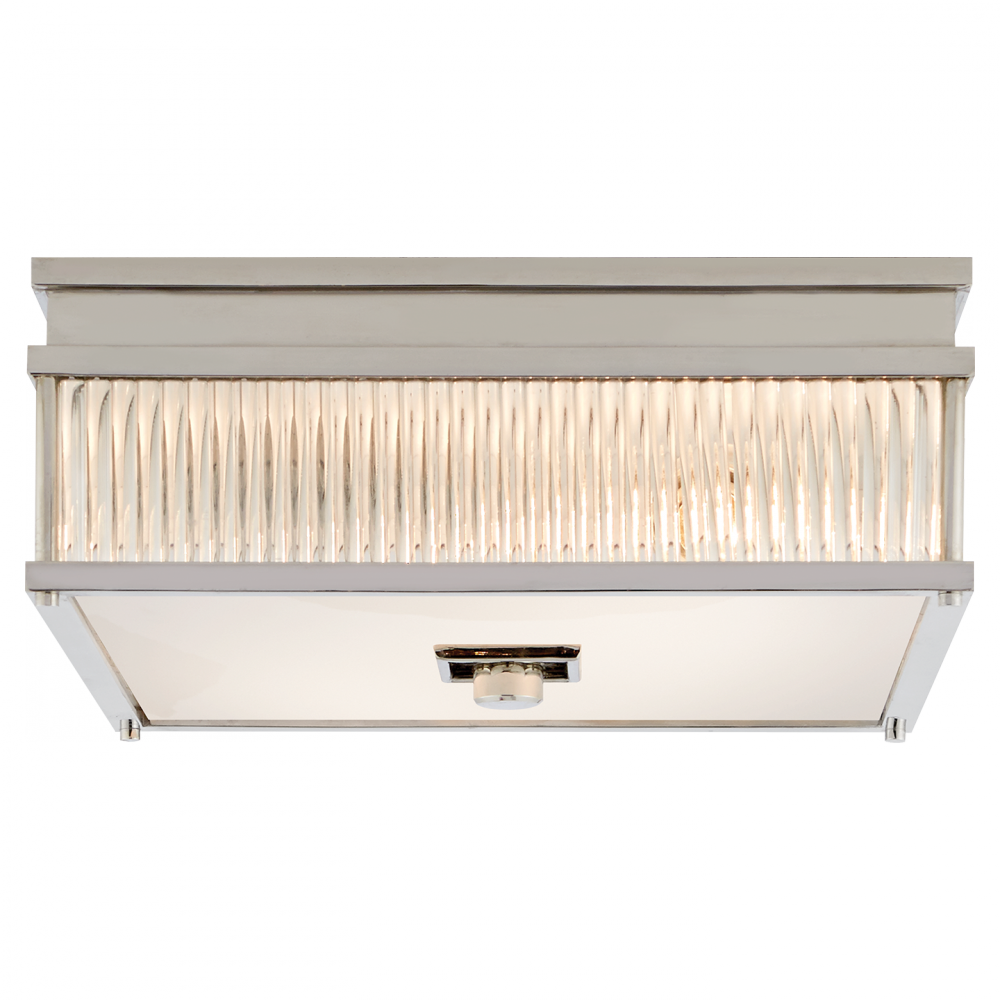 Ralph Lauren Allen Square Flush Mount Polished Nickel