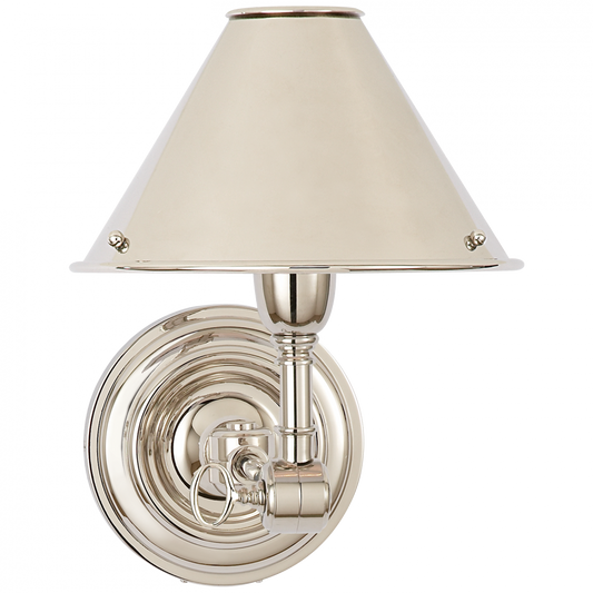 Ralph Lauren Anette Single Sconce Polished Nickel