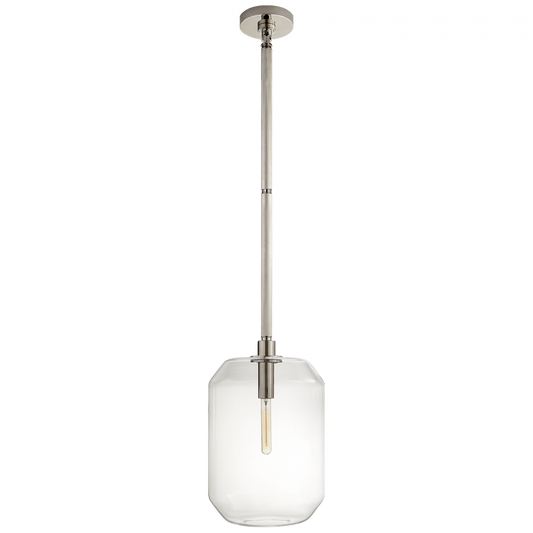 Ralph Lauren Barrett Medium Knurled Pendant Polished Nickel