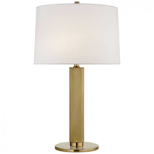 Ralph Lauren Barrett Medium Knurled Table Lamp Natural Brass