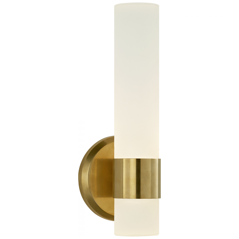 Ralph Lauren Barton Single Arm LED Sconce Natural Brass