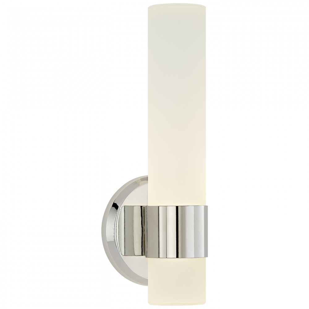 Ralph Lauren Barton Single Arm LED Sconce Polished Nickel