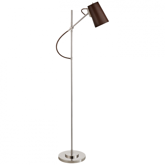 Ralph Lauren Benton Adjustable Floor Lamp Polished Nickel