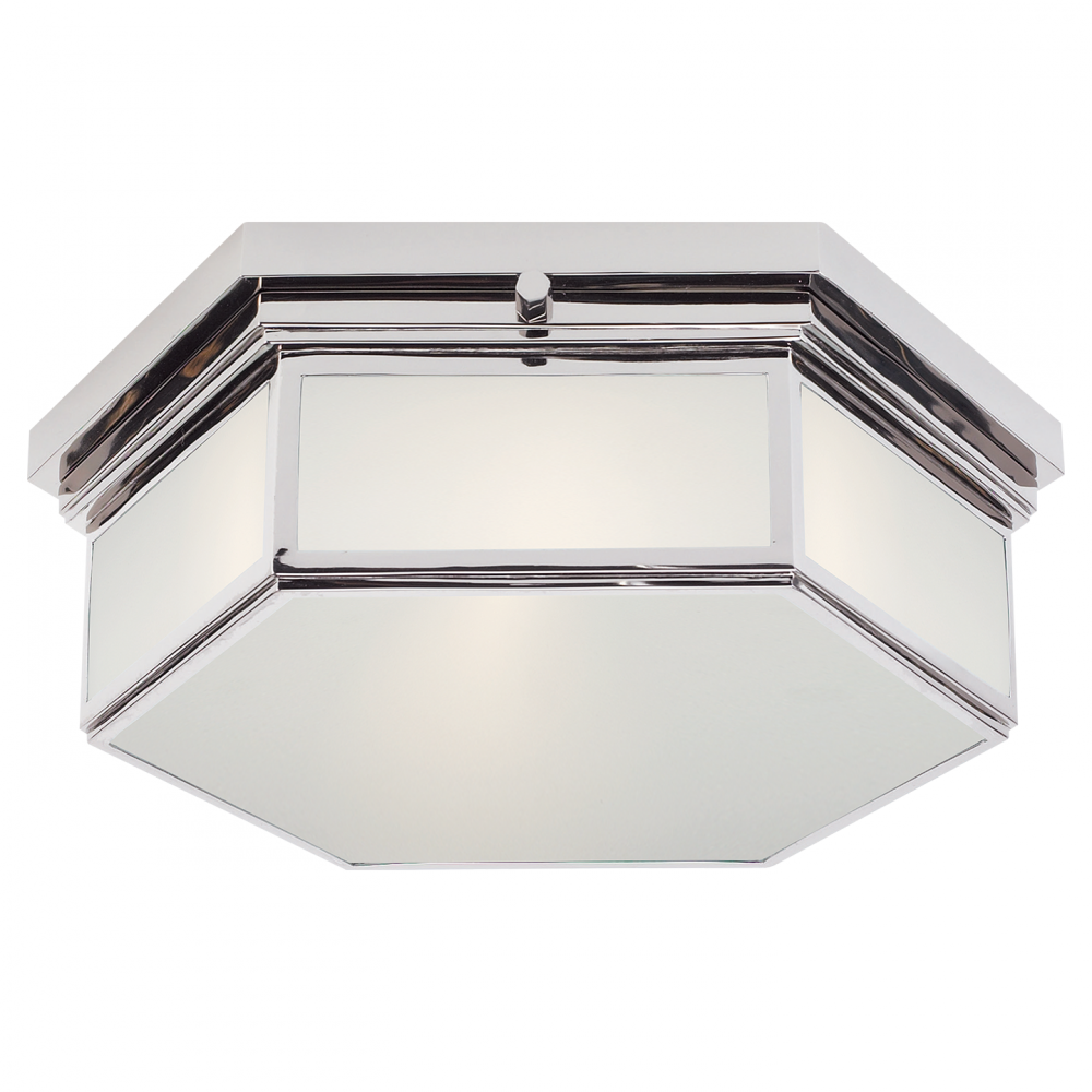 Ralph Lauren Berling Small Flush Mount Polished Nickel