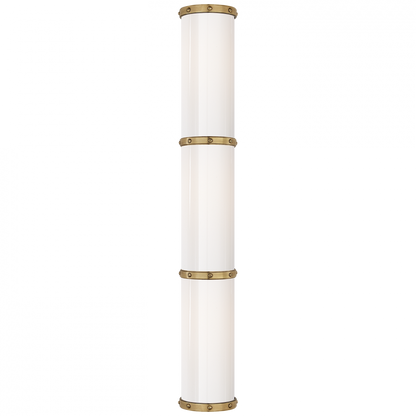 Ralph Lauren Bleeker Triple LED Bath Wall Sconce Natural Brass